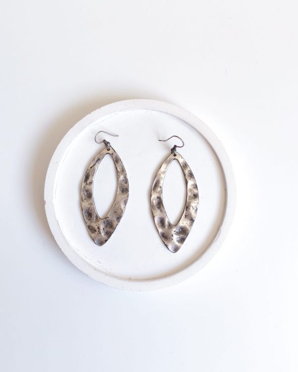 Rustic Almond Earrings