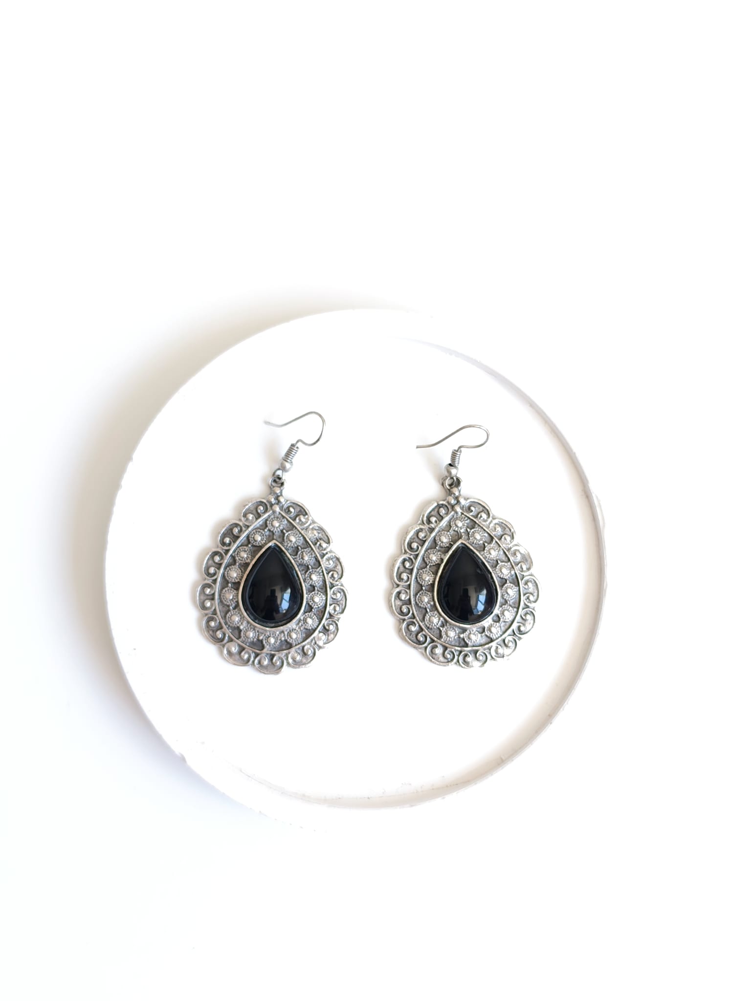 Handmade Midnight Aura Vintage Earrings - Bohemart Boho Jewellery